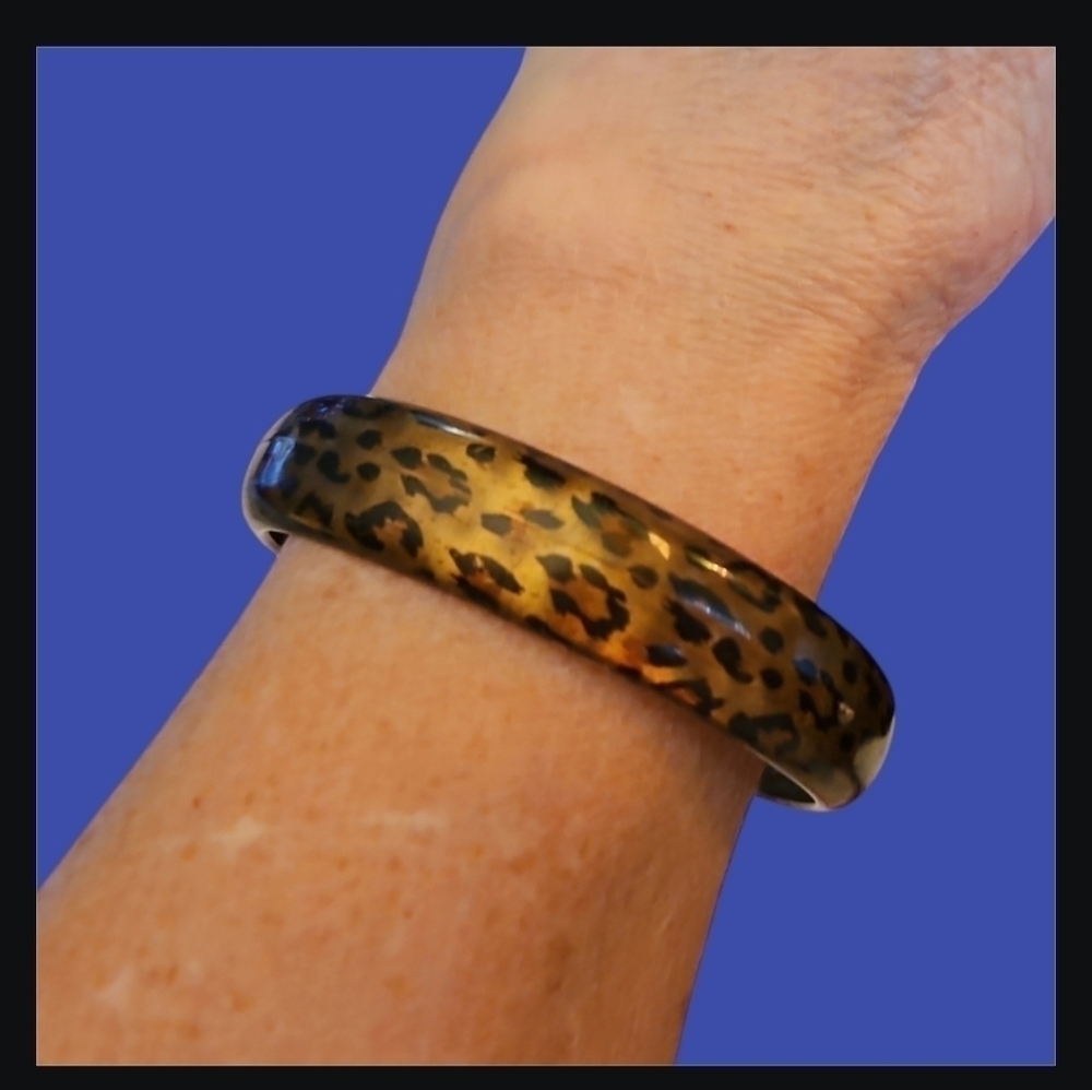 3/$30 Leopard Cheetah Print Mobwife Bangle Bracelet